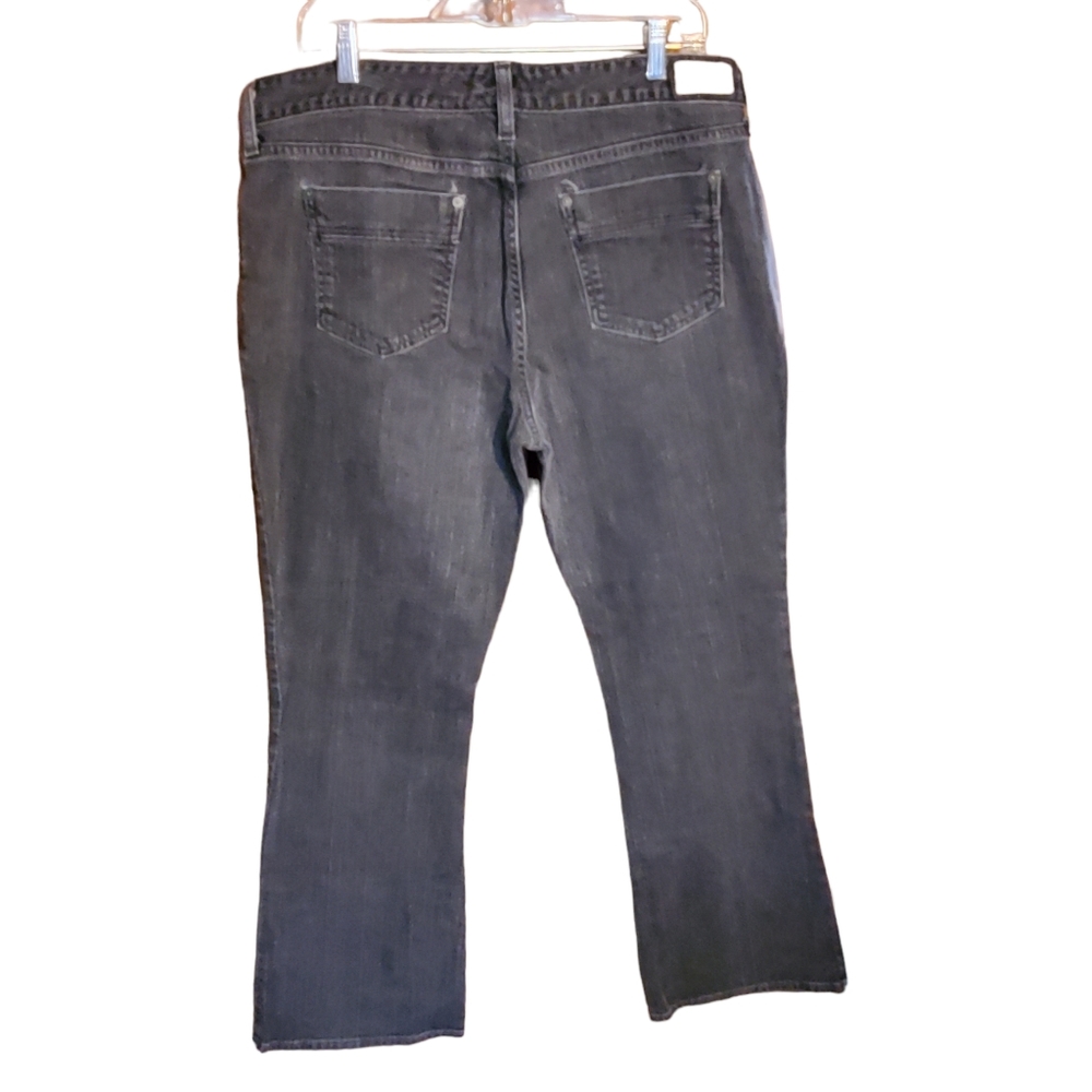 Grey bootcut jeans